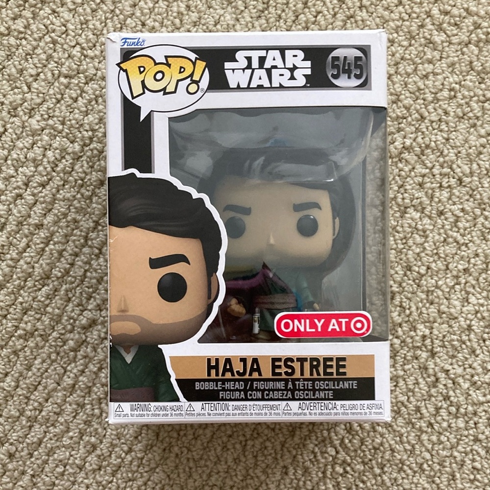 NEW Funko Pop! Star Wars Haja Estree 545 Kids Toy NIB